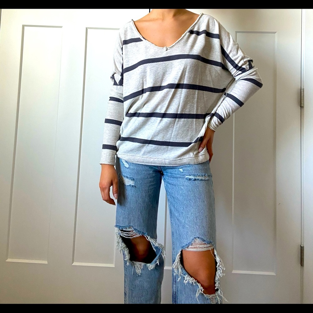 Free people throw over top